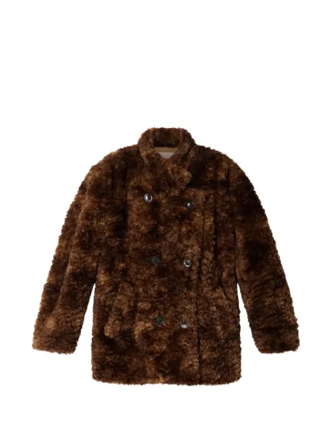 MARANT ÉTOILE Jya coat Brown MA0554FAD3A01E