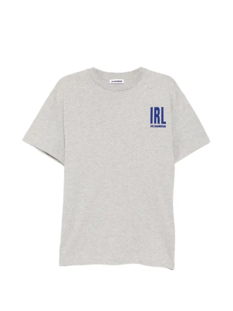 Jil Sander logo-print crew-neck T-shirt Grey J22GC0284J45048