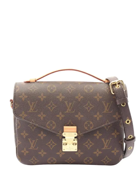 Louis Vuitton Pre-Owned 2021-2026 Monogram Pochette Metis satchel Brown XXKTEYQI9D8L7WV9