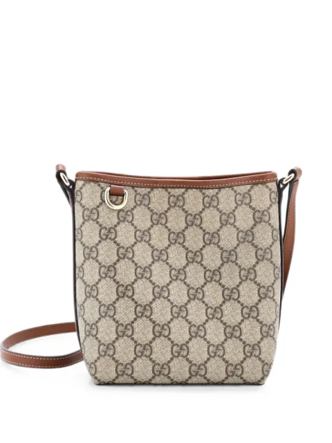 Gucci Pre-Owned GG Emblem GG Coated Canvas Nano bucket bag Brown UVI77NL5KYE6VIO7