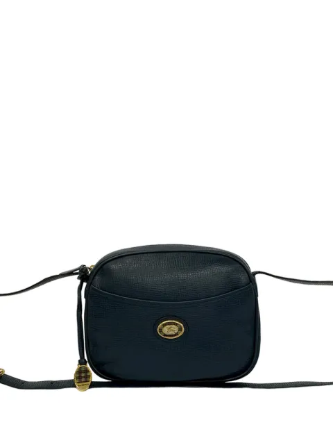 Burberry Pre-Owned 20th Century Leather crossbody bag Blue N32UT9DCVT8NT4C3