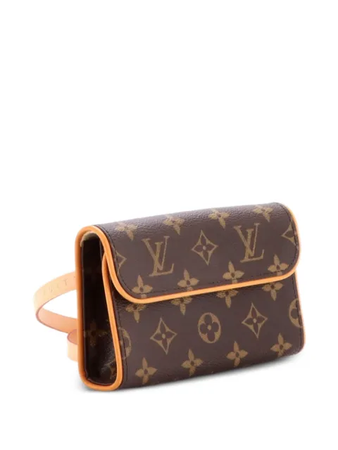 Louis Vuitton Pre-Owned Florentine Waist Bag Monogram Canvas belt bag Brown S9YTOD5O7VHABSFC