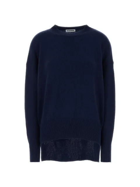 Jil Sander fine-knit long-sleeve top Blue J02GP0013J13206