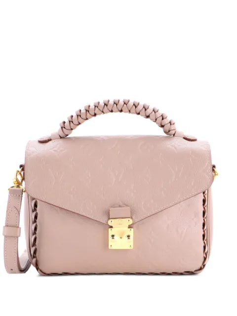 Louis Vuitton Pre-Owned Braided Handle Pochette Metis Monogram Empreinte Leather crossbody bag Neutrals SPYQ1M47JV5HV3Q8