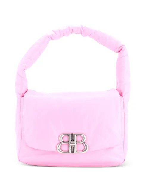 Balenciaga Pre-Owned Monaco Sling Bag Padded Leather Small shoulder bag Pink 485DTH2ZWMRBZ6GJ