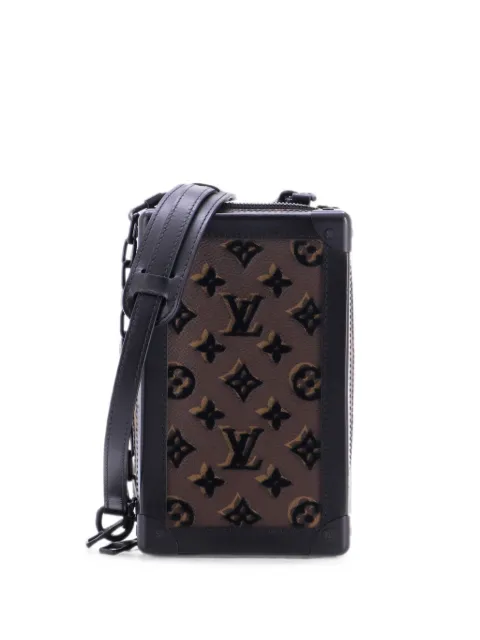 Louis Vuitton Pre-Owned Vertical Soft Trunk Bag Monogram Tuffetage Canvas crossbody bag Black 0F77RZI8R8500268