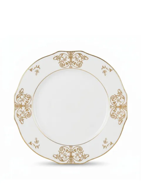 GINORI 1735 Duchessa gold-tone-trim plate White 61N7