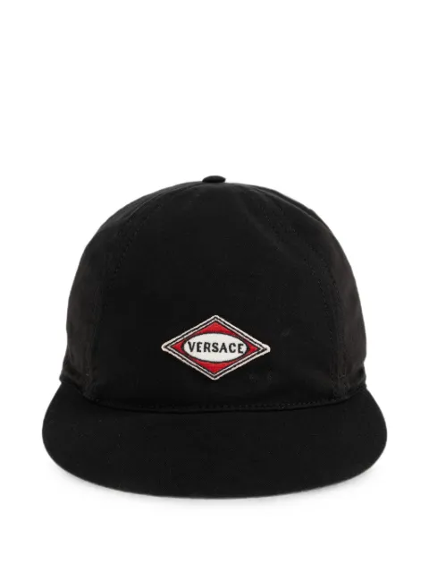 Versace logo-patch baseball cap Black 10254771A18879