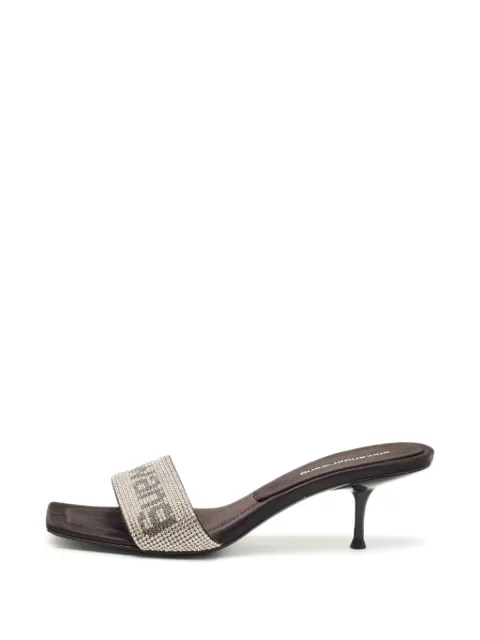 Pre-Owned Alexander Wang Jessie crystal-embellished sandals Black 1330875