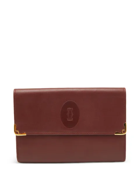 Cartier Le Must de Cartier logo-embossed wallet Red 1355223