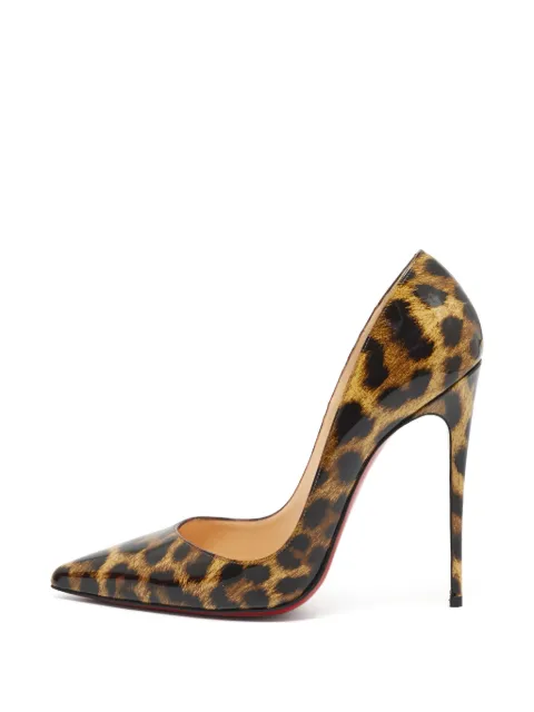 Christian Louboutin Pre-Owned So Kate leopard-print pumps Neutrals 1359729