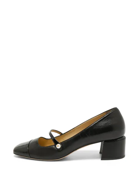 Jimmy Choo Pre-Owned Elisa patent-toe pumps Black 1348999