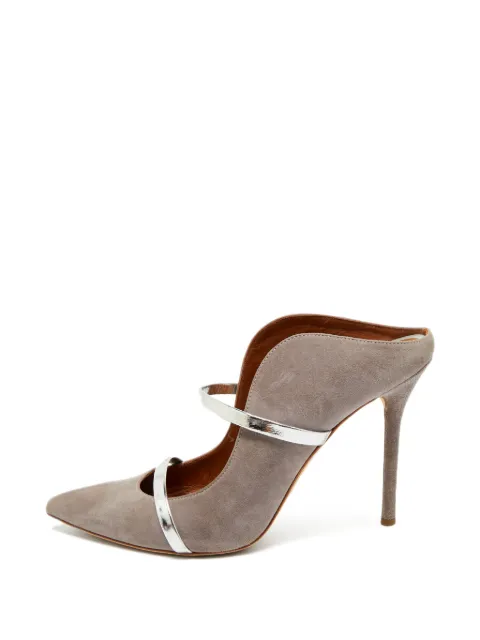 Malone Souliers Maureen pointed-toe mules Grey 1338656