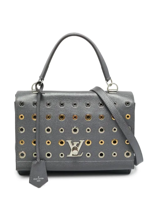 Louis Vuitton Pre-Owned 2016 Eyelet Lockme II top-handle tote bag Grey 1361223