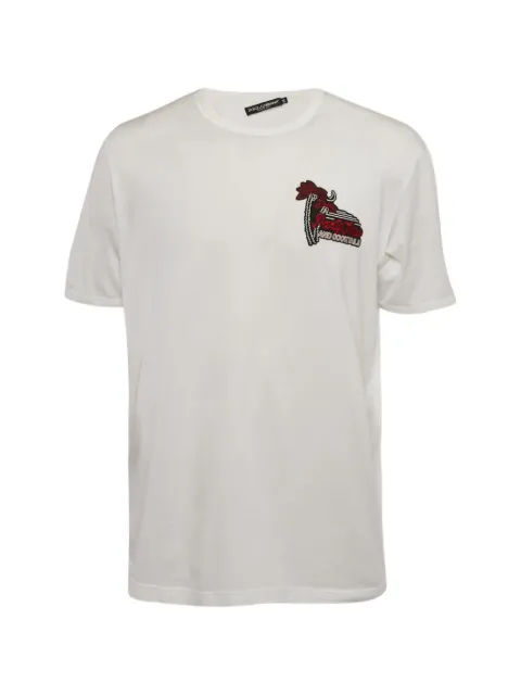 Dolce & Gabbana Pre-Owned applique T-shirt White 1256530