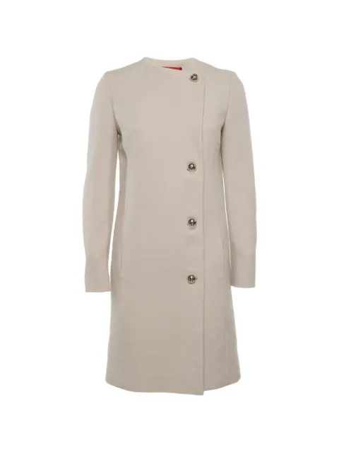 BOSS GREEN HUGO BOSS Mesila asymmetric coat Neutrals 1315982