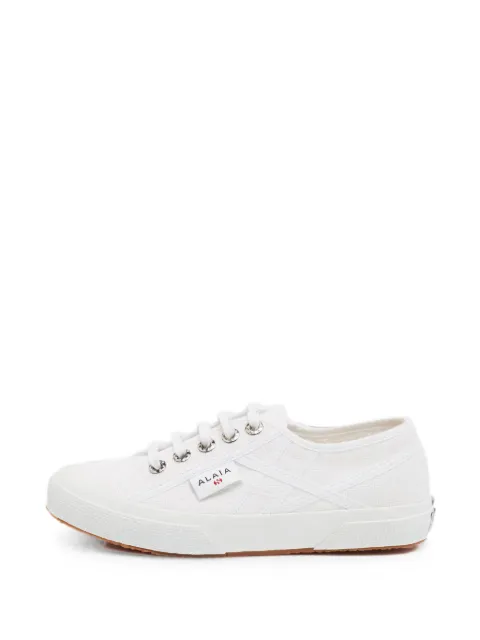 Alaïa Pre-Owned Superga canvas sneakers White 1357956