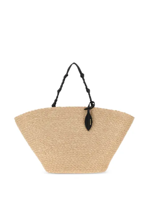 Jil Sander tangle woven beach bag Neutrals J08WC0012P9078