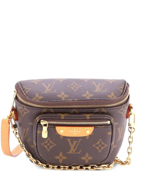 Louis Vuitton Pre-Owned Bum Bag Monogram Canvas Mini belt bag Brown QA3T2AZ3LP4PRB1B