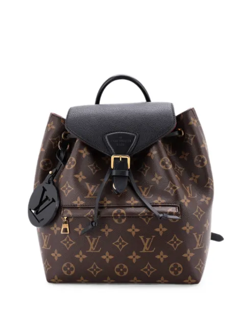 Louis Vuitton Pre-Owned Montsouris NM Monogram Canvas with Leather PM backpack Black U7TB004MG6ETVRKJ