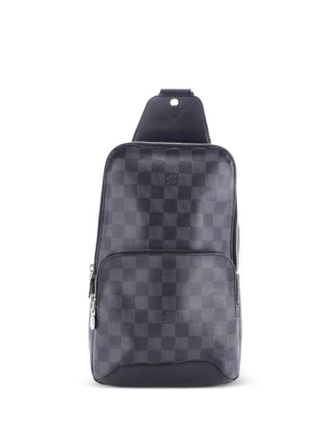 Louis Vuitton Pre-Owned Avenue Sling Bag Damier Graphite crossbody bag Black TOLWMQ7D5Q3PZ2G8