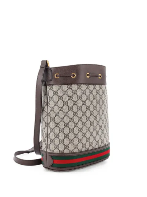 Gucci Pre-Owned Ophidia GG Coated Canvas Medium bucket bag Brown PT0ZZC0FTIYZJ27K