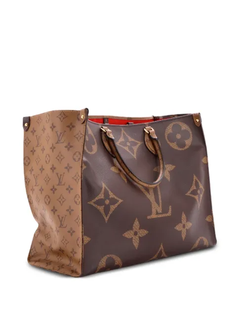 Louis Vuitton Pre-Owned OnTheGo Reverse Monogram Giant GM tote bag Brown 7EYHFYKK0IIZQ0FT