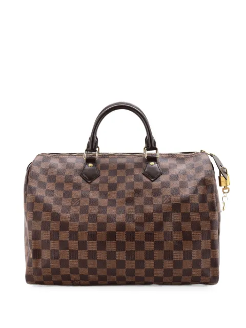 Louis Vuitton Pre-Owned Speedy Bandouliere Bag Damier 35 satchel Brown 315A1F1IPSKOENPB