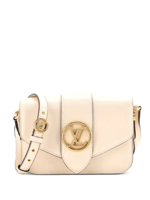 Louis Vuitton Pre-Owned LV Pont 9 Bag Leather crossbody bag Neutrals I77F5JHT51W5FY98