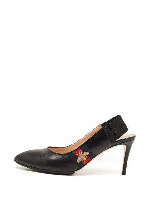 Gucci Pre-Owned Sylvie heeled pumps Black 1290119