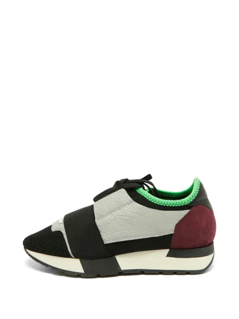 Balenciaga Pre-Owned Race Runner panelled sneakers Black 1342940