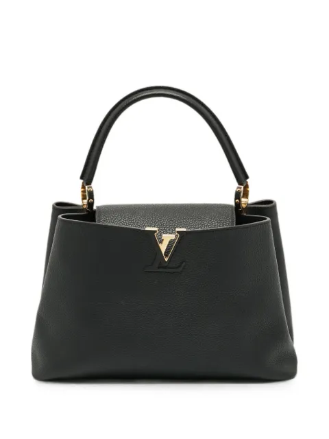 Louis Vuitton Pre-Owned 2018 Capucines MM handbag Black 1303859