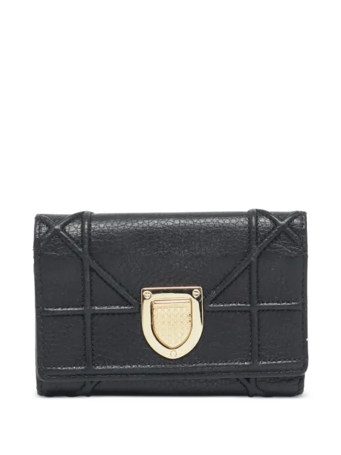 Christian Dior Pre-Owned 2017 Diorama Cannage wallet Black 1277775
