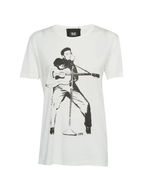 D&G Vintage graphic-print T-shirt White 1305239