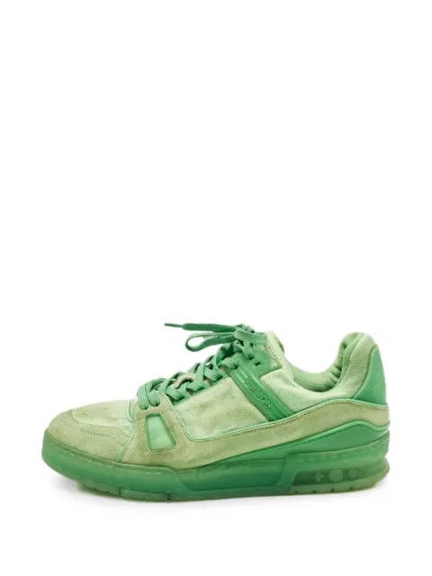 Louis Vuitton Pre-Owned LV Trainer monogram sneakers Green 1294128