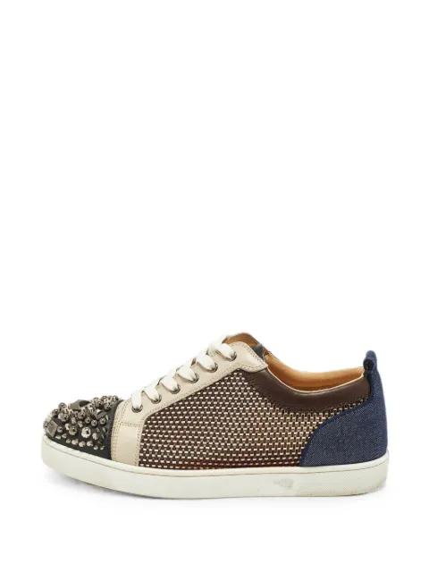 Christian Louboutin Pre-Owned Lou Spike Orlato low-top sneakers Neutrals 1308565