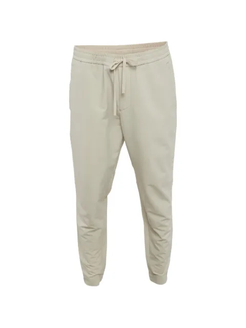 BOSS drawstring-fastening track pants Green 1286886