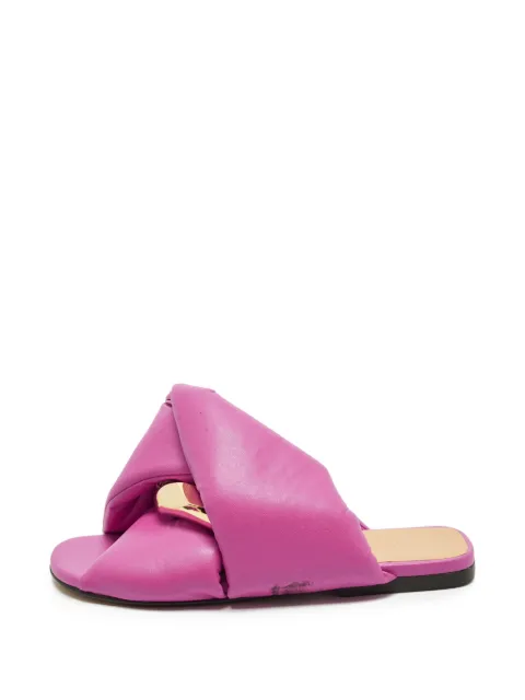 JW Anderson Twist padded sandals Purple 1334752