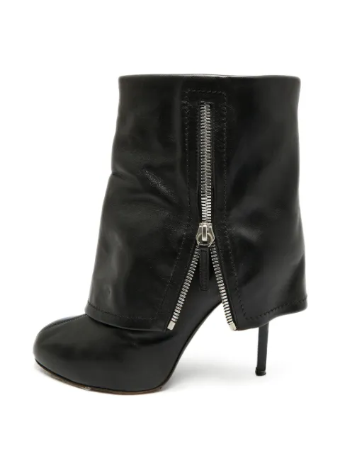 Giuseppe Zanotti Vintage fold-detail side-zip boots Black 1338643