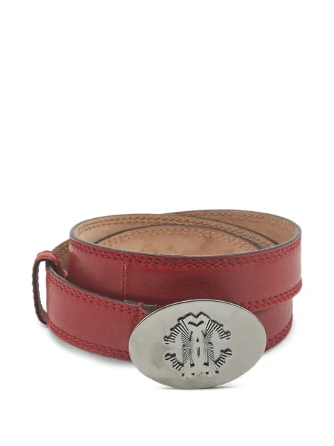 Roberto Cavalli Vintage RC logo buckle belt Red 1341846