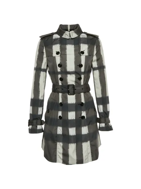 Burberry Pre-Owned Waterloo trench coat Grey 1315687