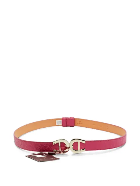 Aigner Vintage leather belt Pink 1315108