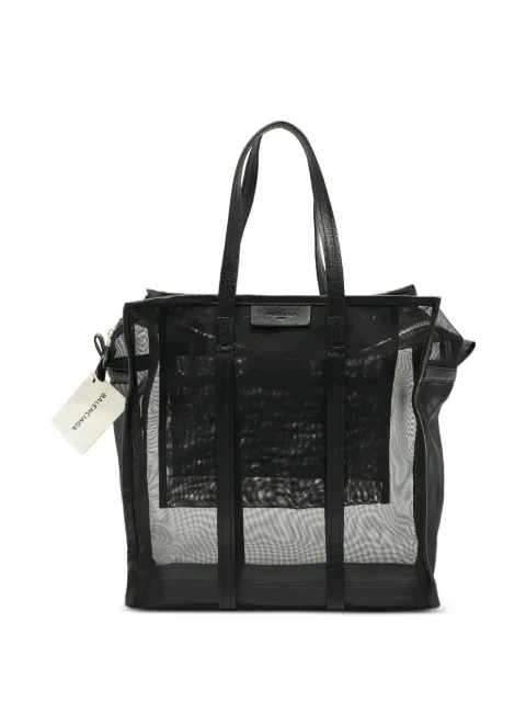 Balenciaga Pre-Owned medium Bazar mesh tote bag Black 1302348
