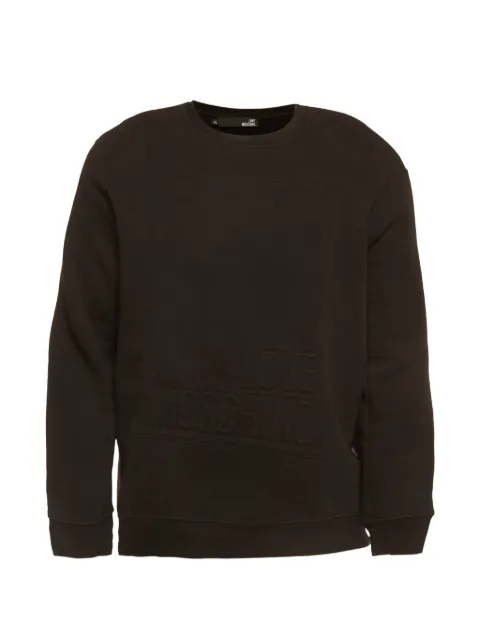 Love Moschino logo-embossed sweatshirt Black 1303267
