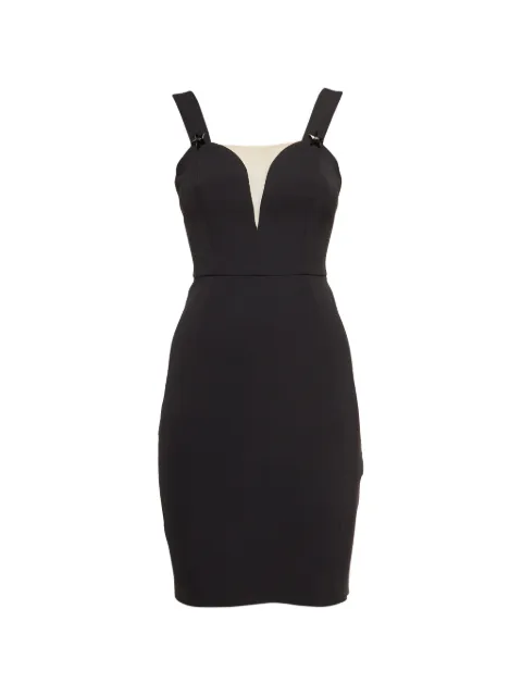 Elisabetta Franchi sheath crepe dress Black 1332392