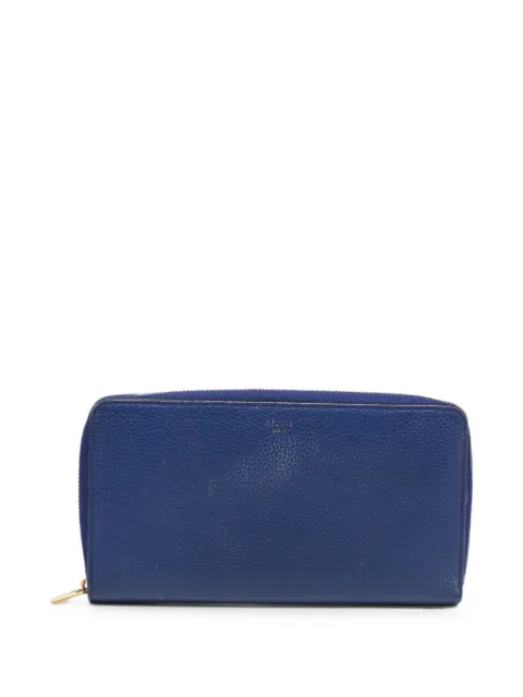 Celine Pre-Owned 2014 zip-around wallet Blue 1331088
