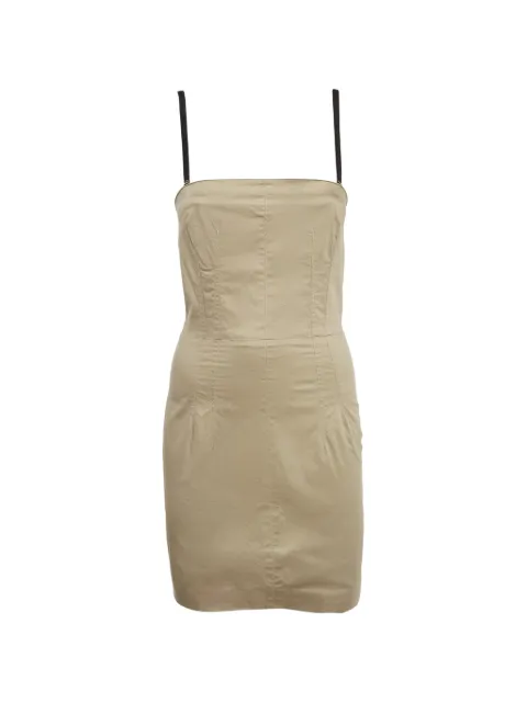 Dolce & Gabbana Pre-Owned sleeveless darted mini dress Green 1291795
