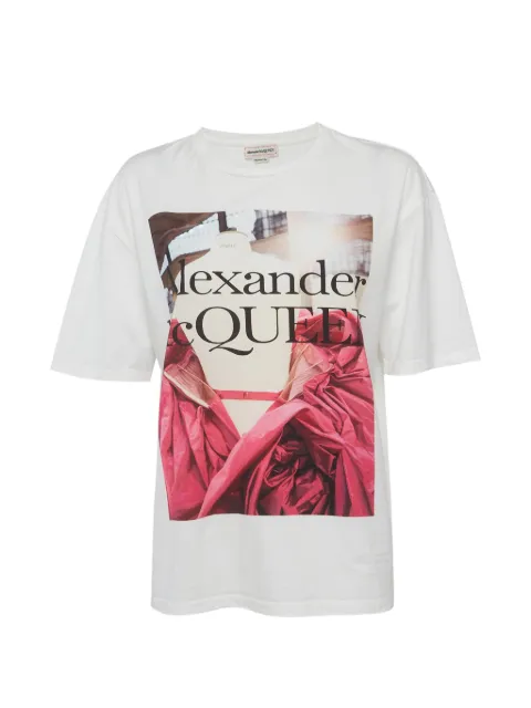 Alexander McQueen Pre-Owned graphic-print T-shirt White 1356654