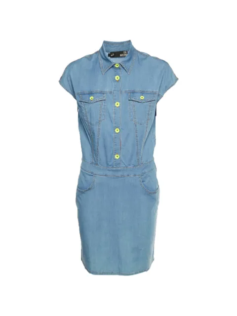 Love Moschino denim shirt midi dress Blue 1333402