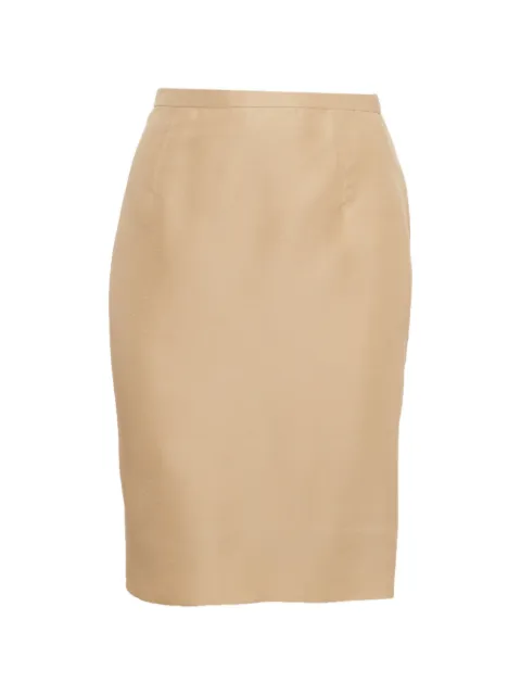 Valentino Garavani Pre-Owned pencil midi skirt Neutrals 1291686